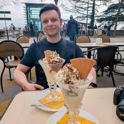 The one and only Gelato we ate (and not even in Italy...)