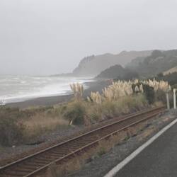 The eastern coastline is rocky and rugged
