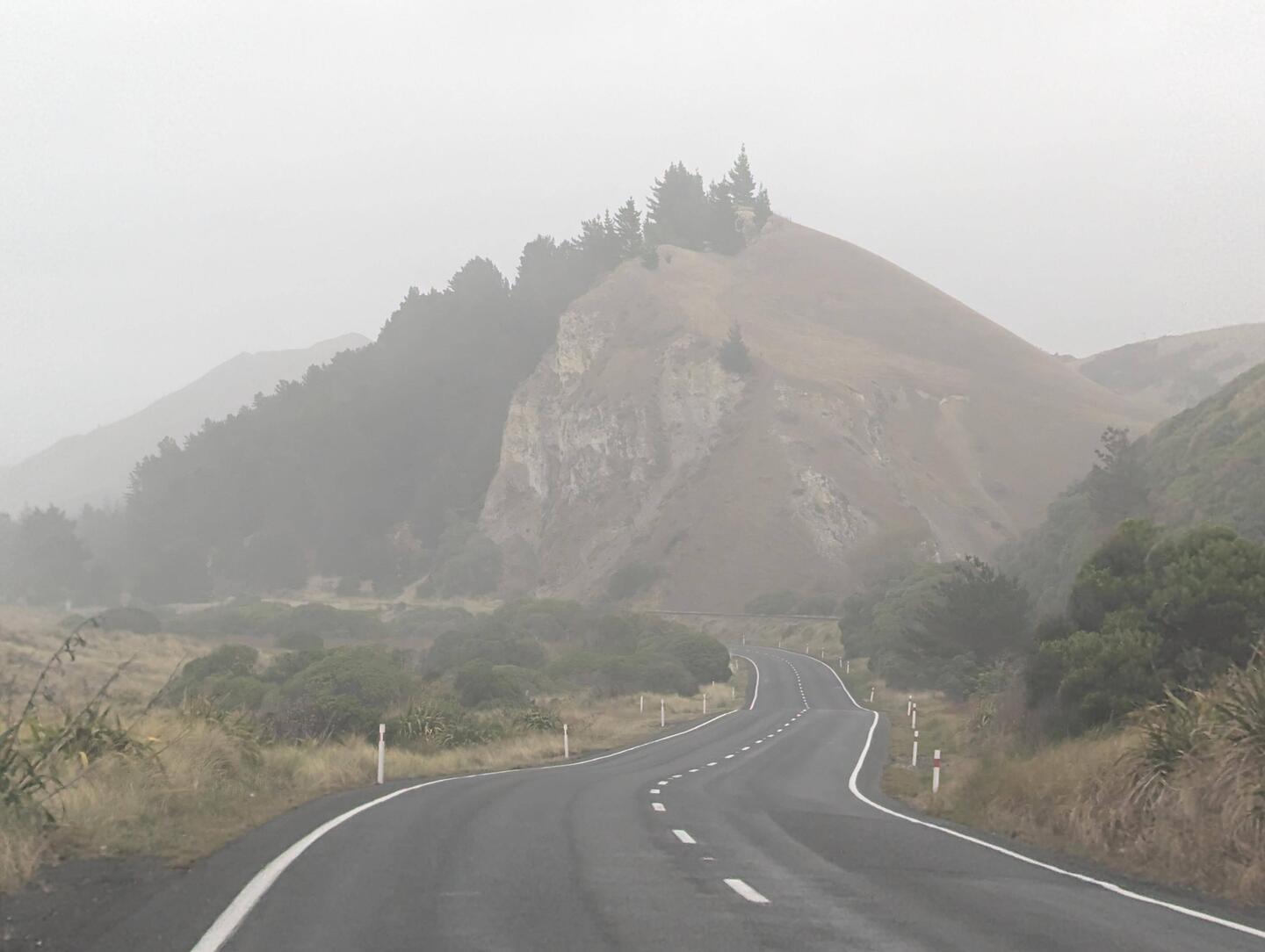 The drive was pretty despite sketchy weather