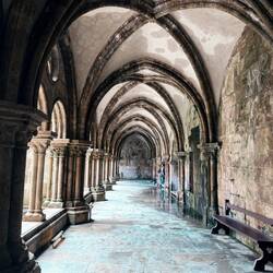 The cloisters at Se Velha Coimbra