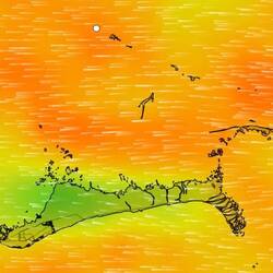 Wind Saturday = 20 to 40
