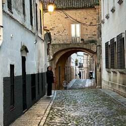 Càceres Old City Street