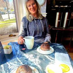 Kafi mit Muffin