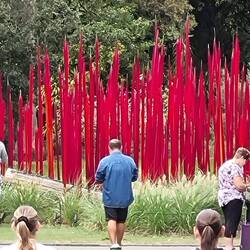 Blown glass sculptures