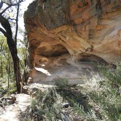 Sandstone caves
