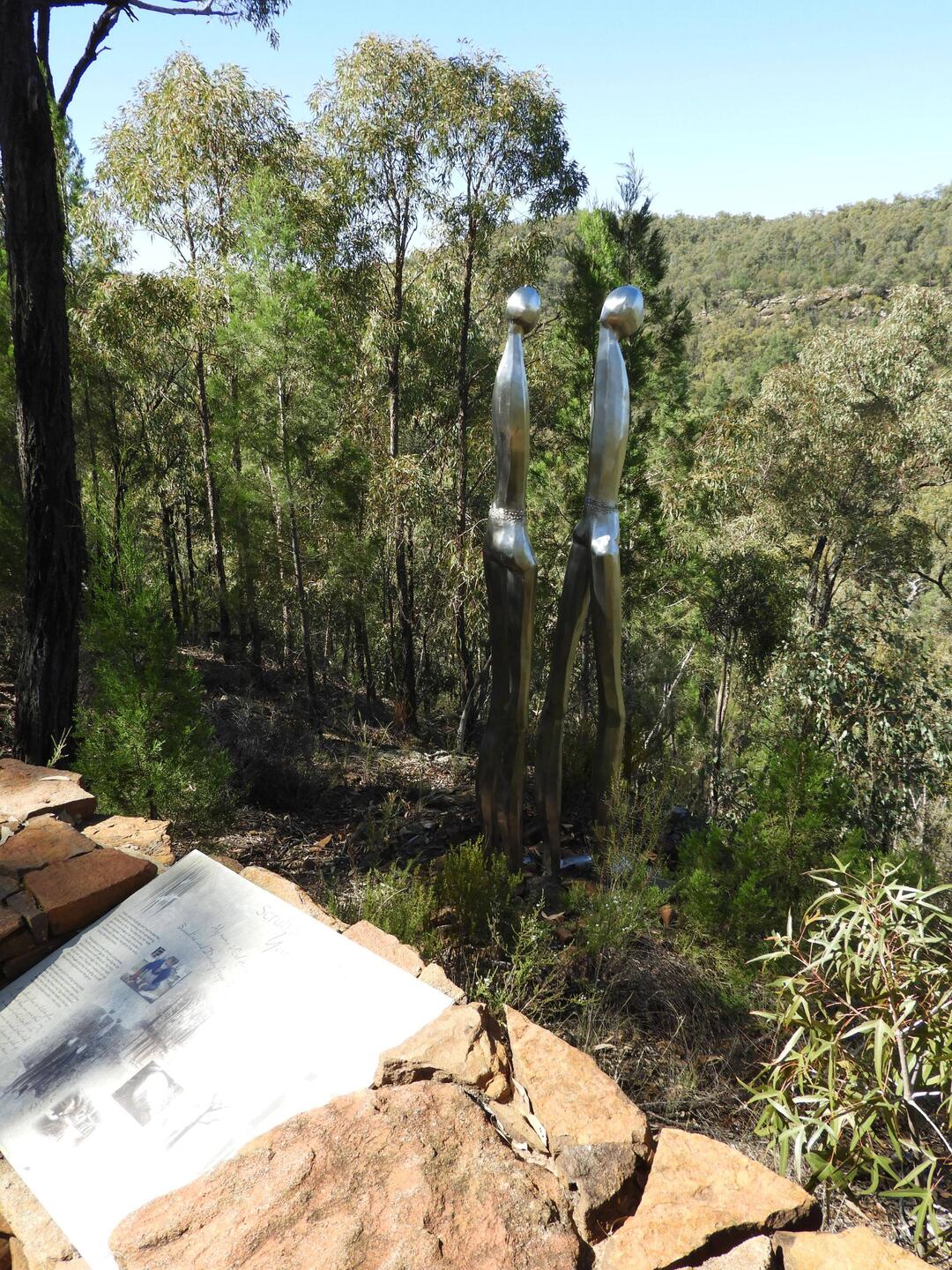 This and next few photos are all part of sculptures in the scrub
