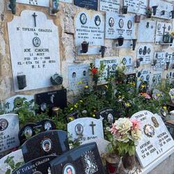 Grabkultur mit Bildern der Verstorbenen