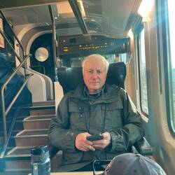 On the train