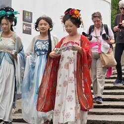 ... und da sind sie wieder ... frisch gewandet für's Fotoshooting