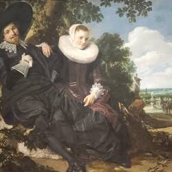 Marriage Portrait of Isaac Massa and Beatrix van der Laen by Frans Hals, painted around 1622.