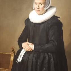 Portrait of Feyntje van Steenkiste, an oil-on-canvas painting by Dutch Golden Age painter Frans Hals