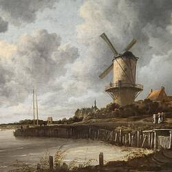 The Windmill at Wijk bij Duurstede," Jacob Isaacksz van Ruisdael