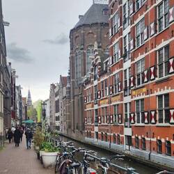 Along one of the 165 canals