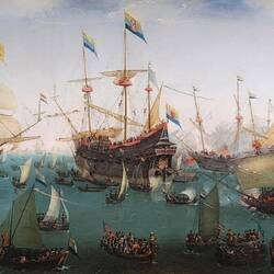 "The Return to Amsterdam of the Second Expedition to the East Indies," Hendrik Cornelisz Vroom