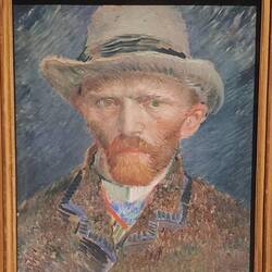 Vincent van Gogh's "Self-Portrait with Grey Felt Hat," 1887