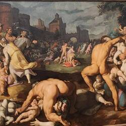 "The Massacre of the Innocents," a painting from 1590 by Dutch artist Cornelis Cornelisz van Haarlem
