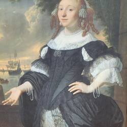Geertruida den Dubbelde painted by Bartholomeus van der Helst
