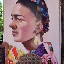 Graffiti Frida Kahlo, Coyoacán