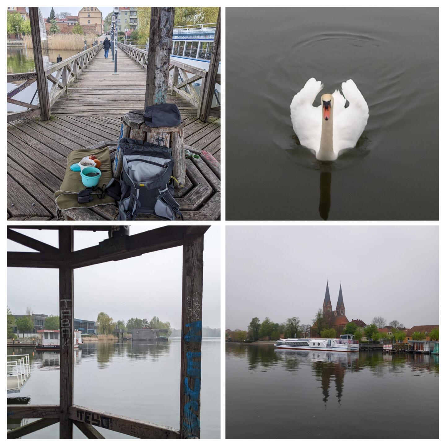 Morgens um 7:00 Frühstück am See