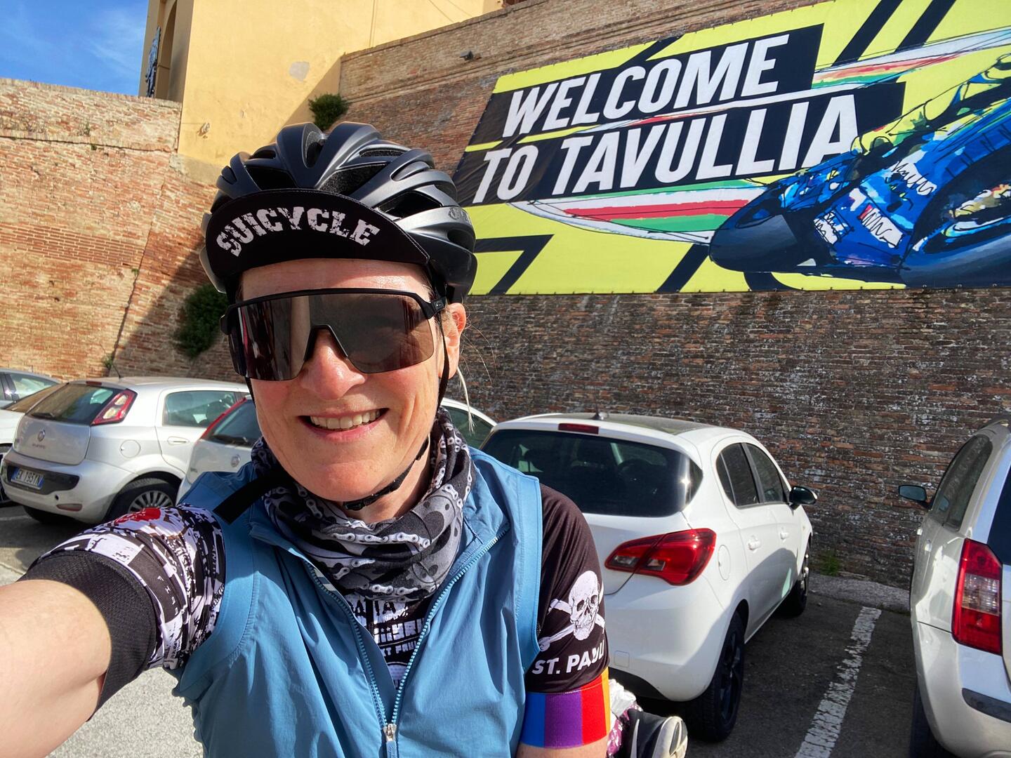 Tavullia, home of Valentino Rossi.