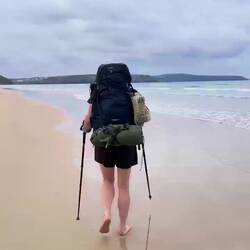 Good to get my feet in the sea