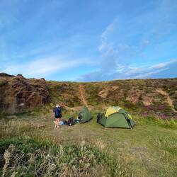 St. Agnes Head camp spot