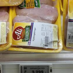 Il costo del pollo al supermercato più economico... Circa 23€