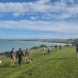 Family wanderings, Archie had to carry his own bucket!