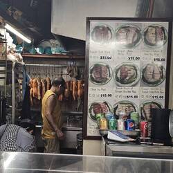 Our lunch is in the back room