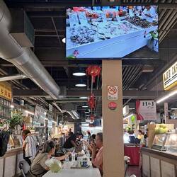 View from our 'lunch table'.