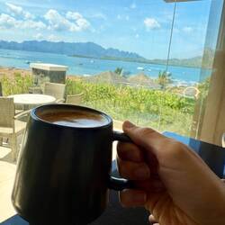 Our coffee view