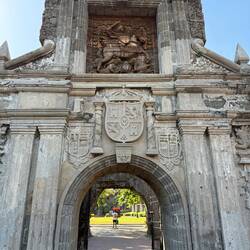 Beautiful entry way to the fort