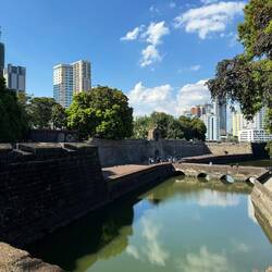 Moat around fort Santiago