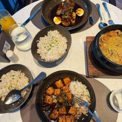 Our dinner at the hotel