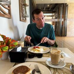 Our buffet breakfast and coffees