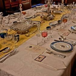 How's that for a formal table setting?