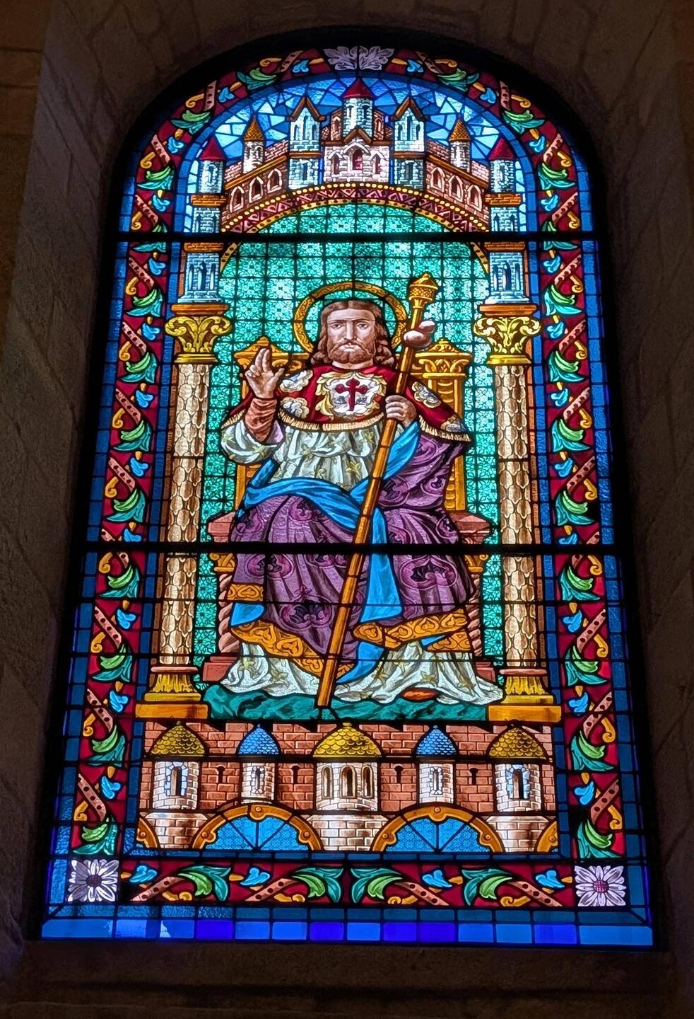 Stained glass Santiago C