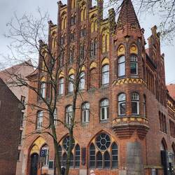 Holstentor houses the "Museum Holstentor," which showcases the history of Lübeck's Hanseatic trade
