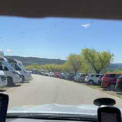 Zum Glück war ich früh unterwegs, jetzt ist alles zuparkiert