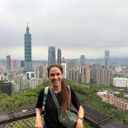 Chels at the top of the world!