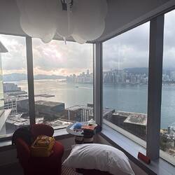 Not a bad view from the hotel