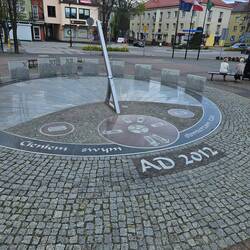 Sonnenuhr in Goldap.