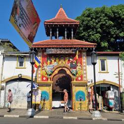 The Hindu temple in Kandy