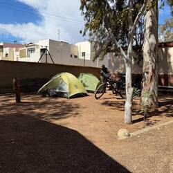 Unser heutiger Zeltplatz.