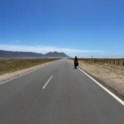 Über diesen Berg ging es dann noch hinüber.