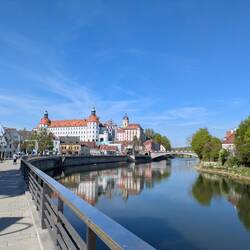 Ein letzter Blick auf Neuburg