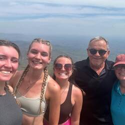 Brooke, Kyra und Alyssa, students from Lynchburg