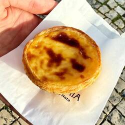 Zum Abschied gab es ein letztes Pastel de Nata. 😋