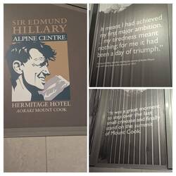 Edmund Hillary, the 1st to summit Everest in 1953, summited Mt Cook in 1947