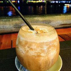 Coconut Coffee überall in Vietnam